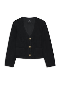19qty RELIQUAT 120€ / ANITTA JACKET - BLACK WOVEN