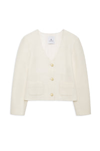 ANITTA JACKET - IVORY WOVEN