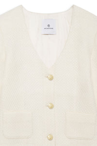 ANITTA JACKET - IVORY WOVEN