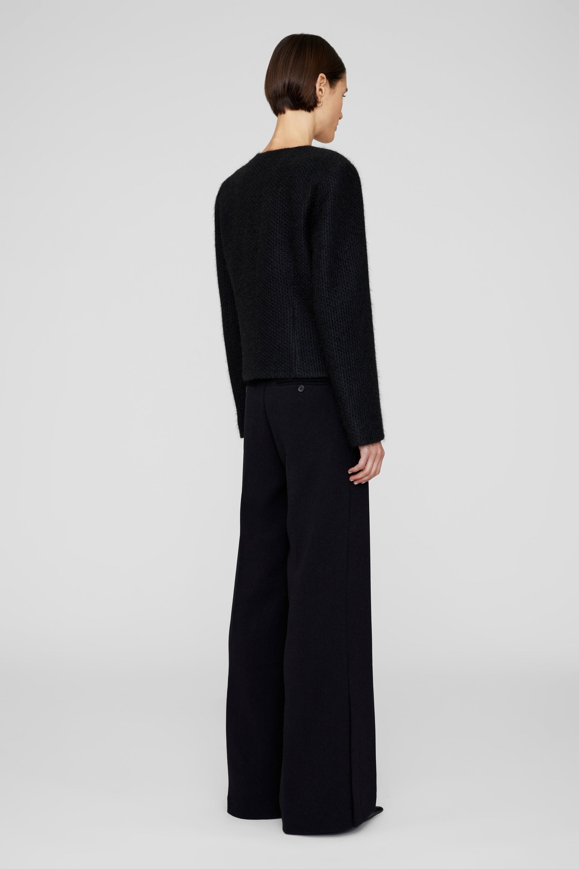ANITTA JACKET - BLACK WOVEN