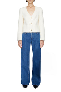 ANITTA JACKET - IVORY WOVEN