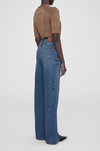 T-shirt col V Aria en laine - Brown