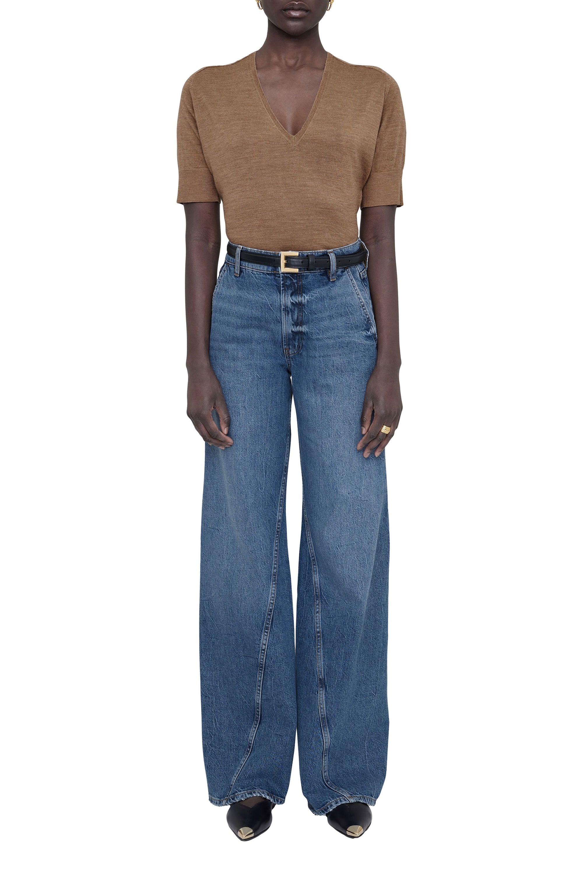 ARIA SWEATER - CAMEL
