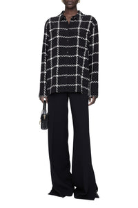 3qty NEW / ASPEN SHIRT - BLACK AND WHITE PLAID