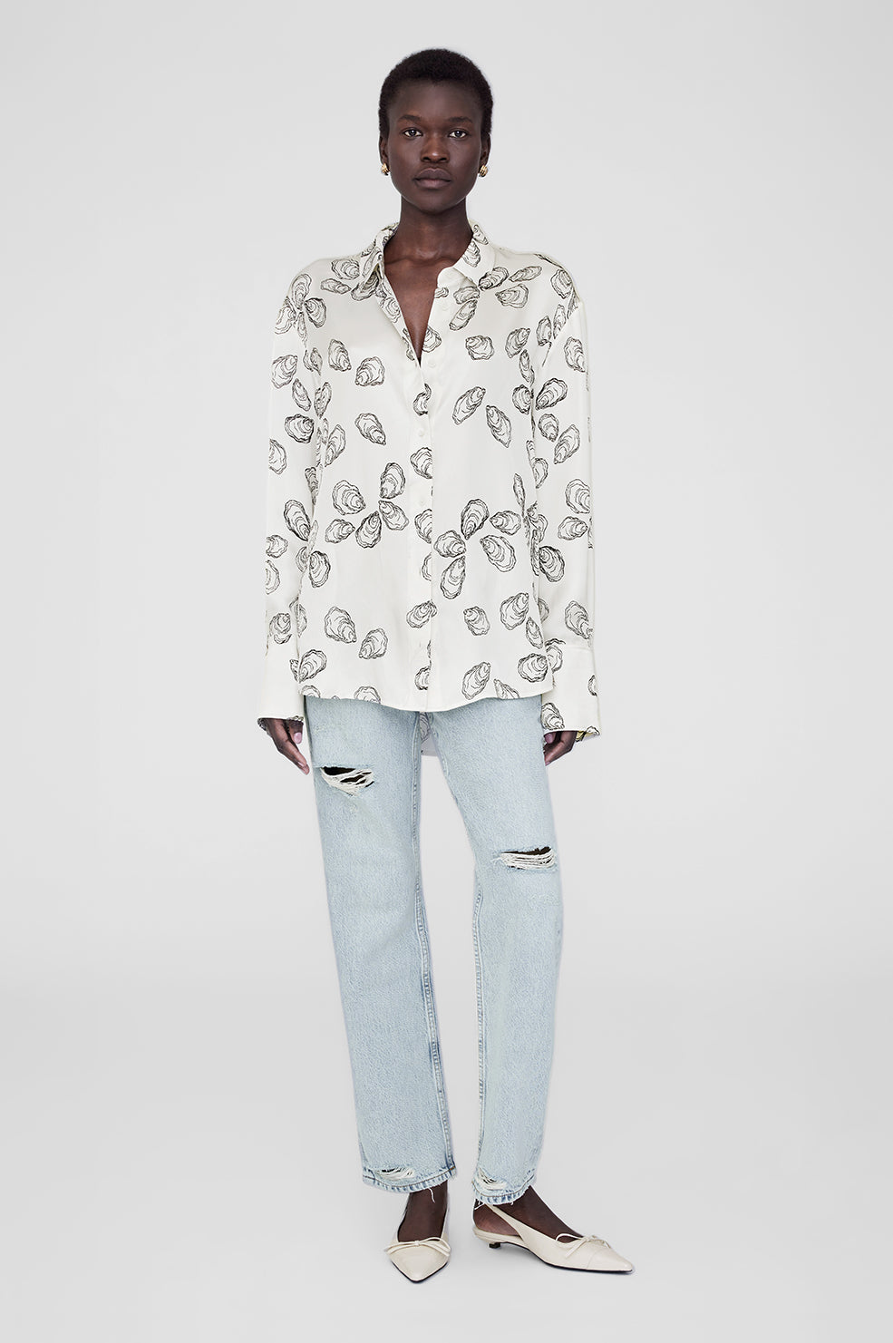 AVALON SHIRT - BONE OYSTER