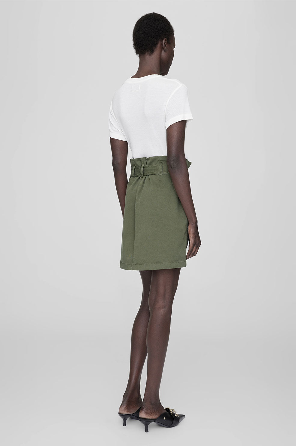17qty NEW / AVELINE SKIRT - ARMY GREEN