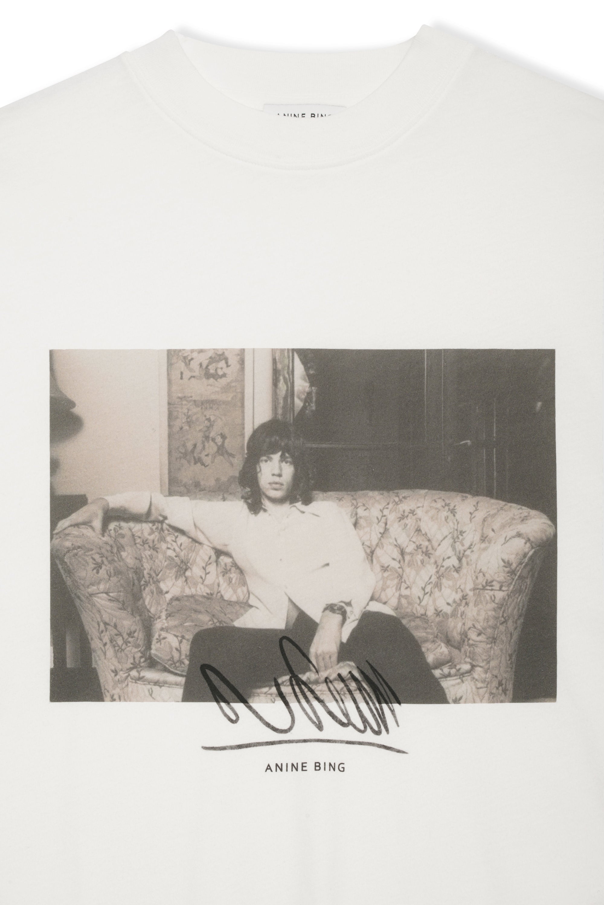 1qty RELIQUAT 40€ / AVI TEE MICK JAGGER - IVORY