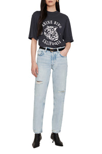 T-shirt Avi University Léopard - Black