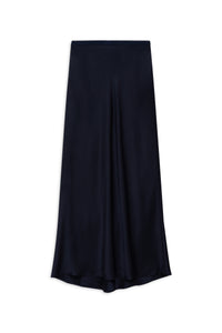 BAR SILK MAXI SKIRT - NIGHT SKY