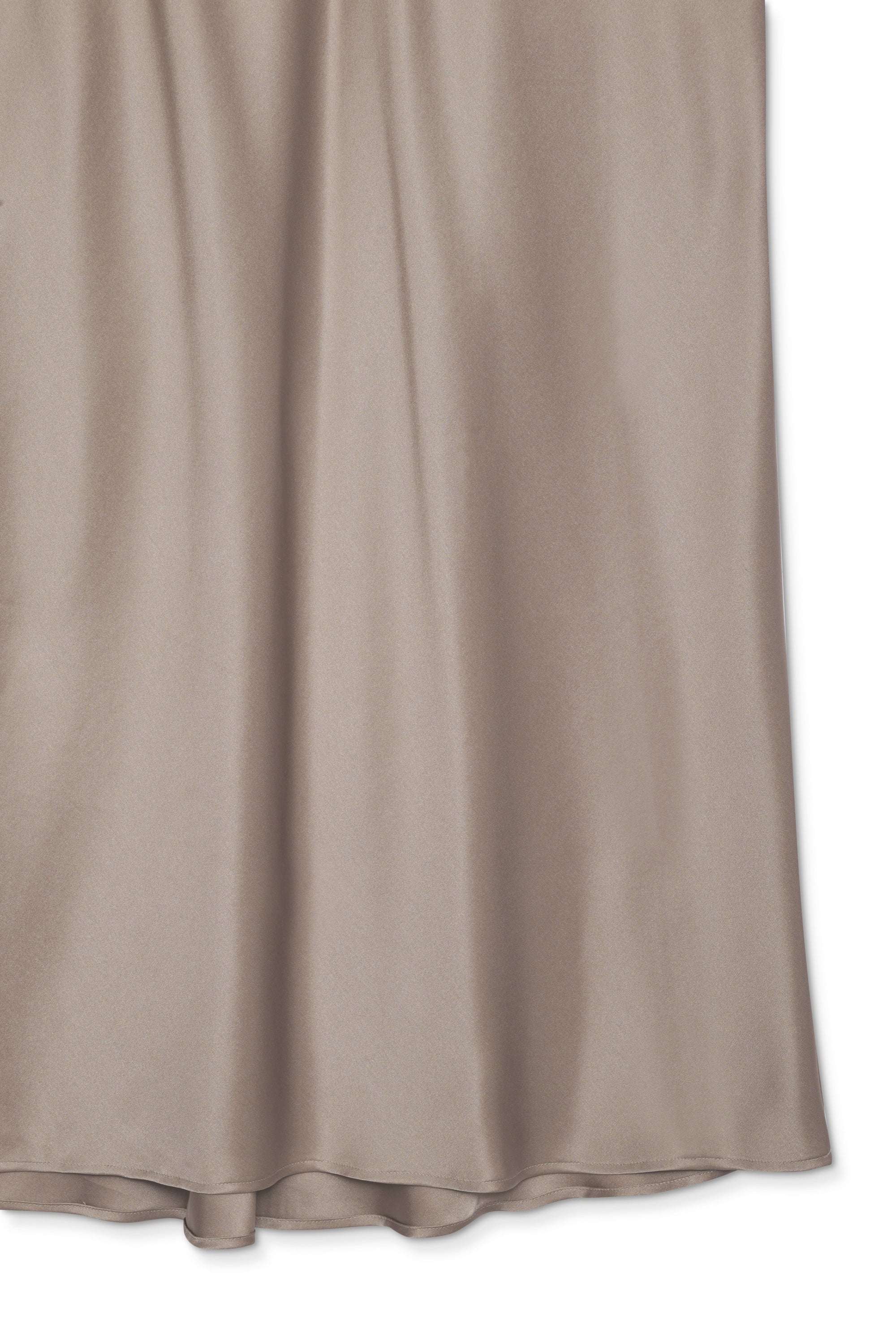 BAR SILK MAXI SKIRT - SAND
