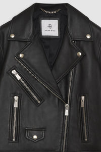 BENJAMIN MOTO JACKET - BLACK
