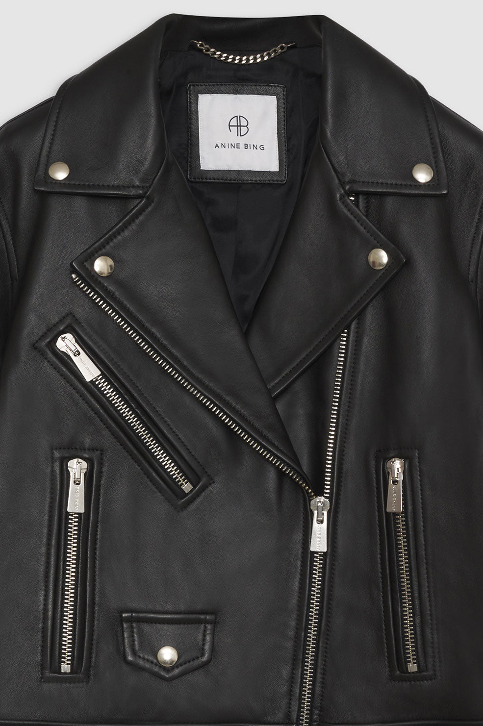 BENJAMIN MOTO JACKET - BLACK