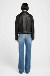 19qty NEW / BENJAMIN MOTO JACKET - BLACK
