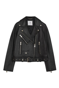 BENJAMIN MOTO JACKET - BLACK