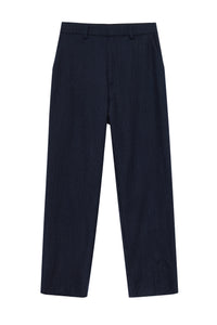 15qty RELIQUAT 120€ / BLAINE TROUSER - NAVY PINSTRIPE