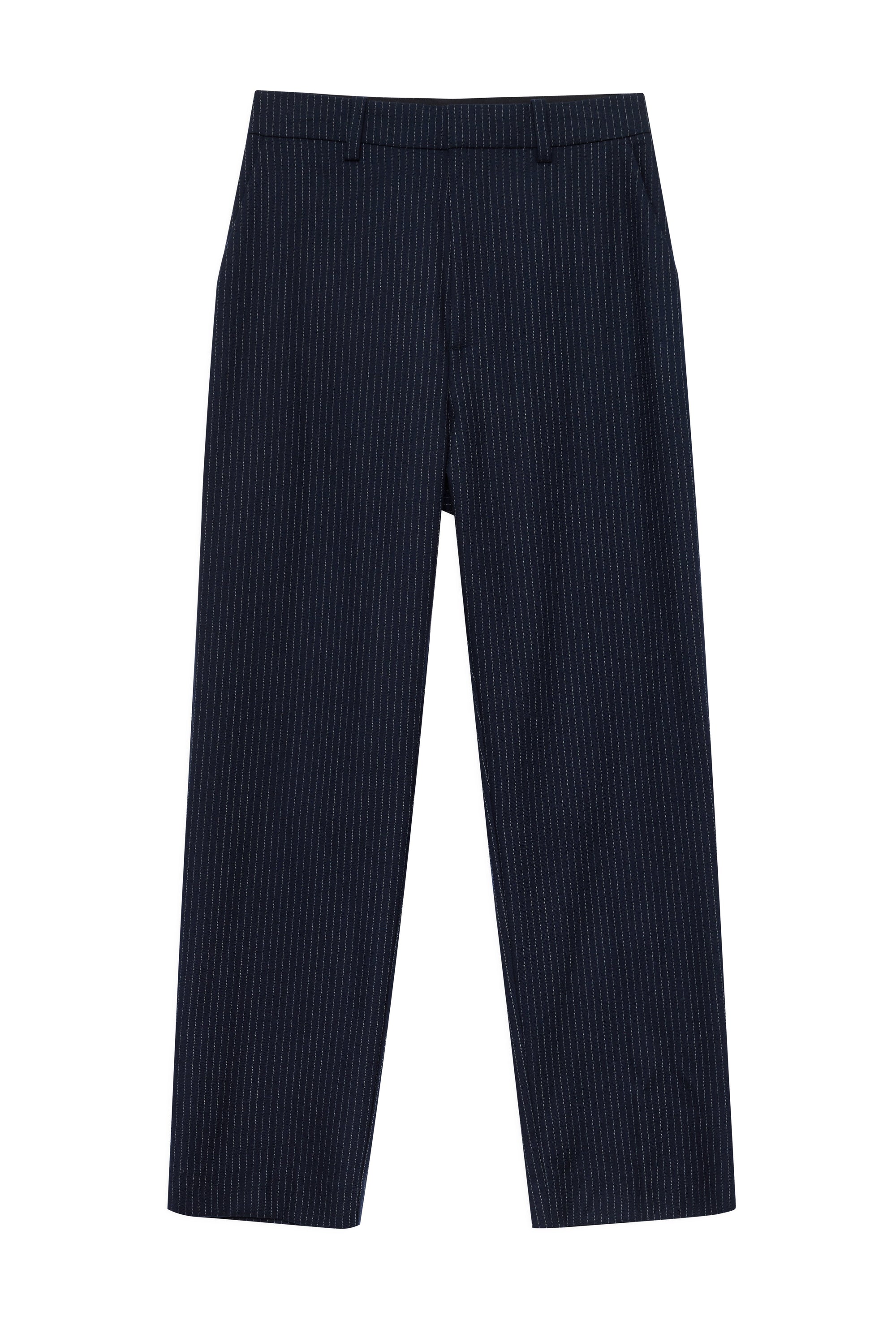 BLAINE TROUSER - NAVY PINSTRIPE
