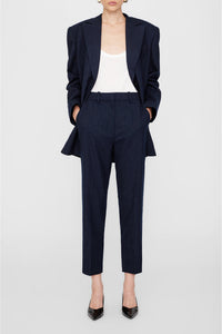 DECLAN BLAZER - NAVY PINSTRIPE