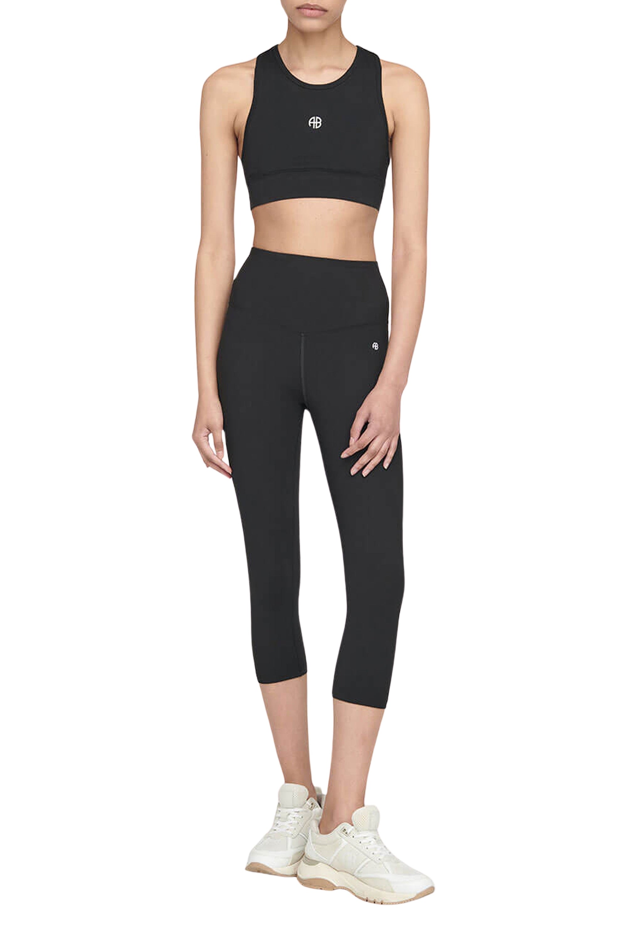 BLAKE CROP LEGGING - BLACK
