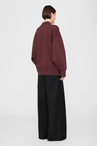 BRADIE SWEATSHIRT BING - DEEP BURGUNDY