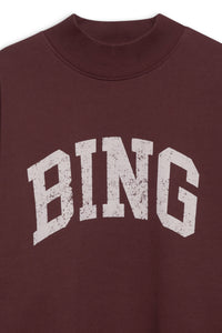 BRADIE SWEATSHIRT BING - DEEP BURGUNDY