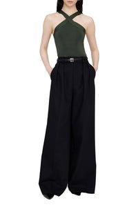 BREA TOP - DARK OLIVE