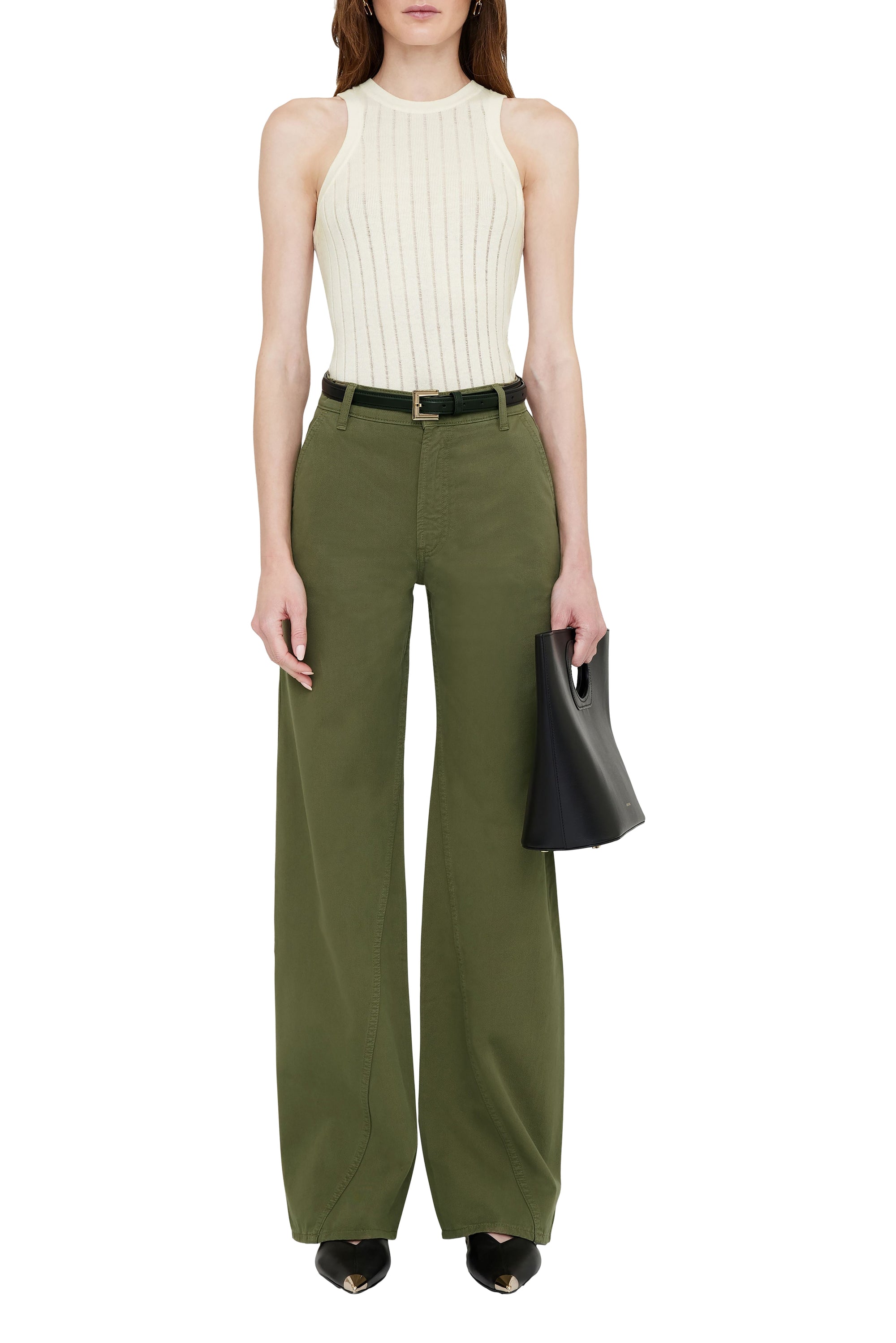 3qty RELIQUAT 80€ / BRILEY PANT - ARMY GREEN