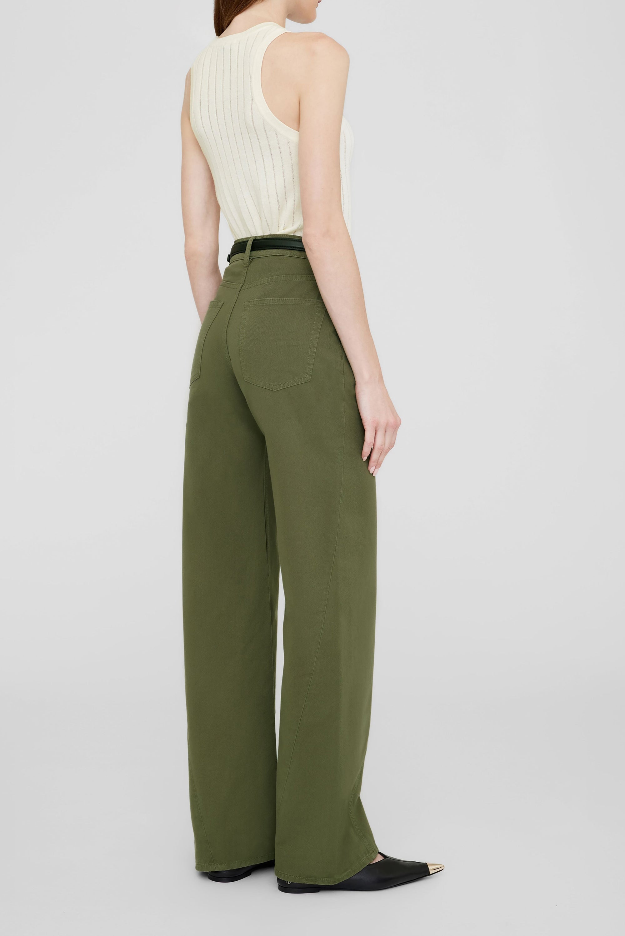 BRILEY PANT - ARMY GREEN