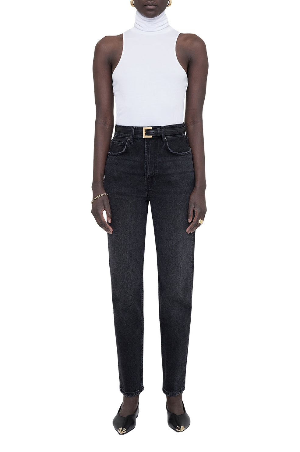 Bry high waisted jeans - Black