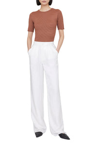 34qty RELIQUAT 50€ / CAITLYN TOP - TERRACOTTA WAFFLE