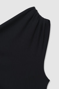 Top asymétrique Camila - Black