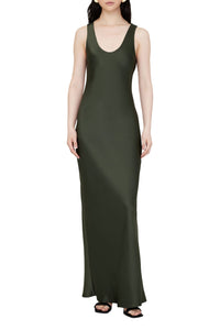 5qty RELIQUAT 195€ / CAMILLE DRESS - DARK OLIVE