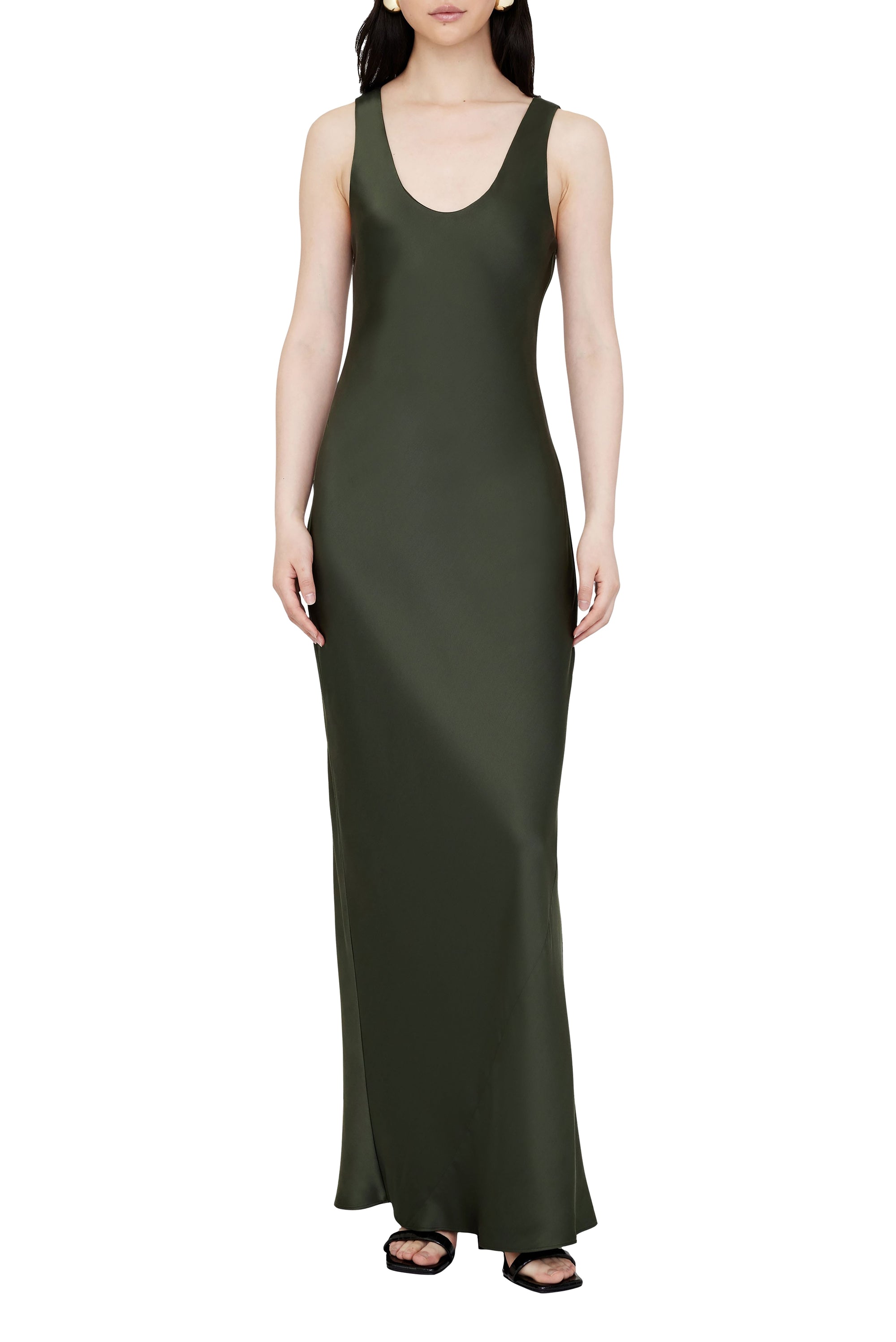 5qty RELIQUAT 195€ / CAMILLE DRESS - DARK OLIVE
