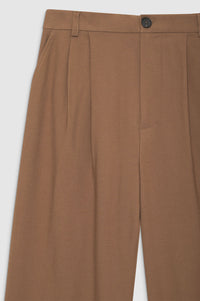 Carrie high waist trousers - Brown