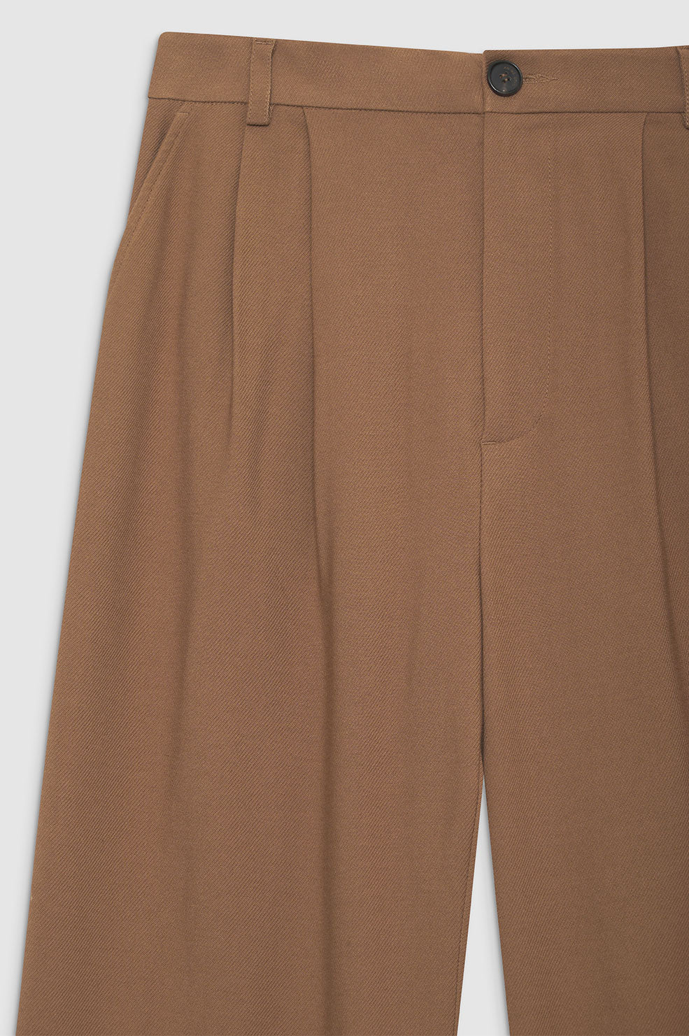 Carrie high waist trousers - Brown
