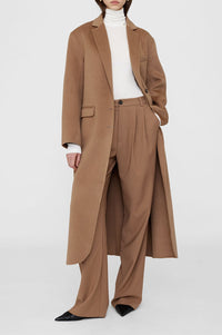 Carrie high waist trousers - Brown
