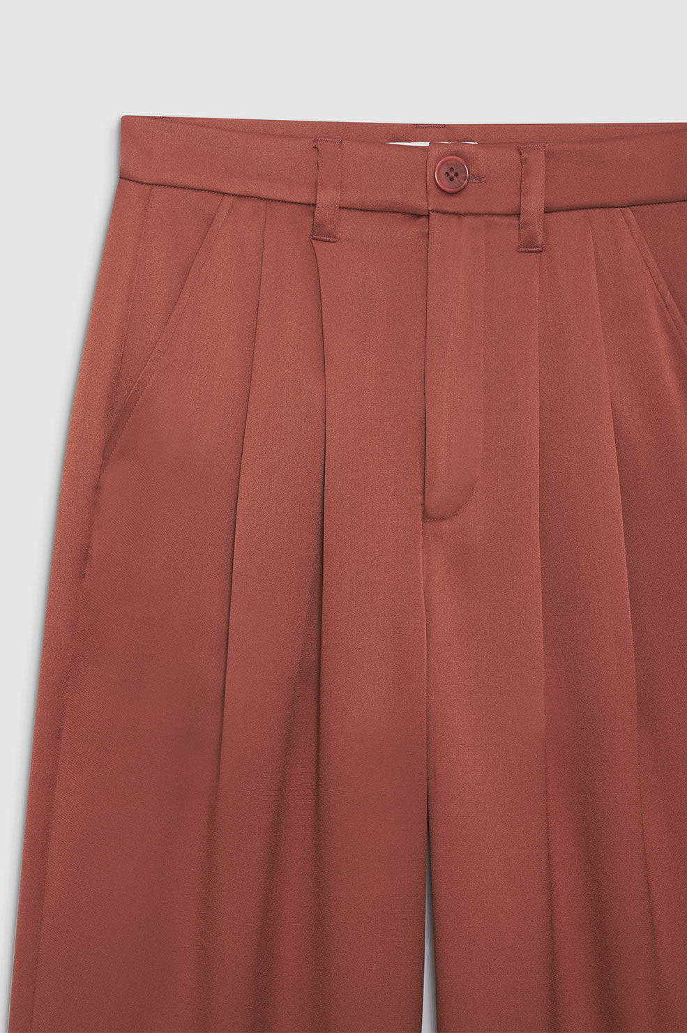 12qty NEW / CARRIE PANT - TERRACOTTA SILK