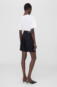 Carrie silk high waist shorts - Print