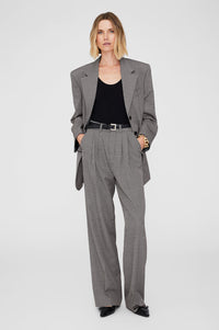 CARRIE PANT - BLACK AND WHITE MINI HOUNDSTOOTH