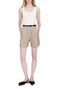 12qty NEW / CARRIE SHORT - OATMEAL LINEN BLEND