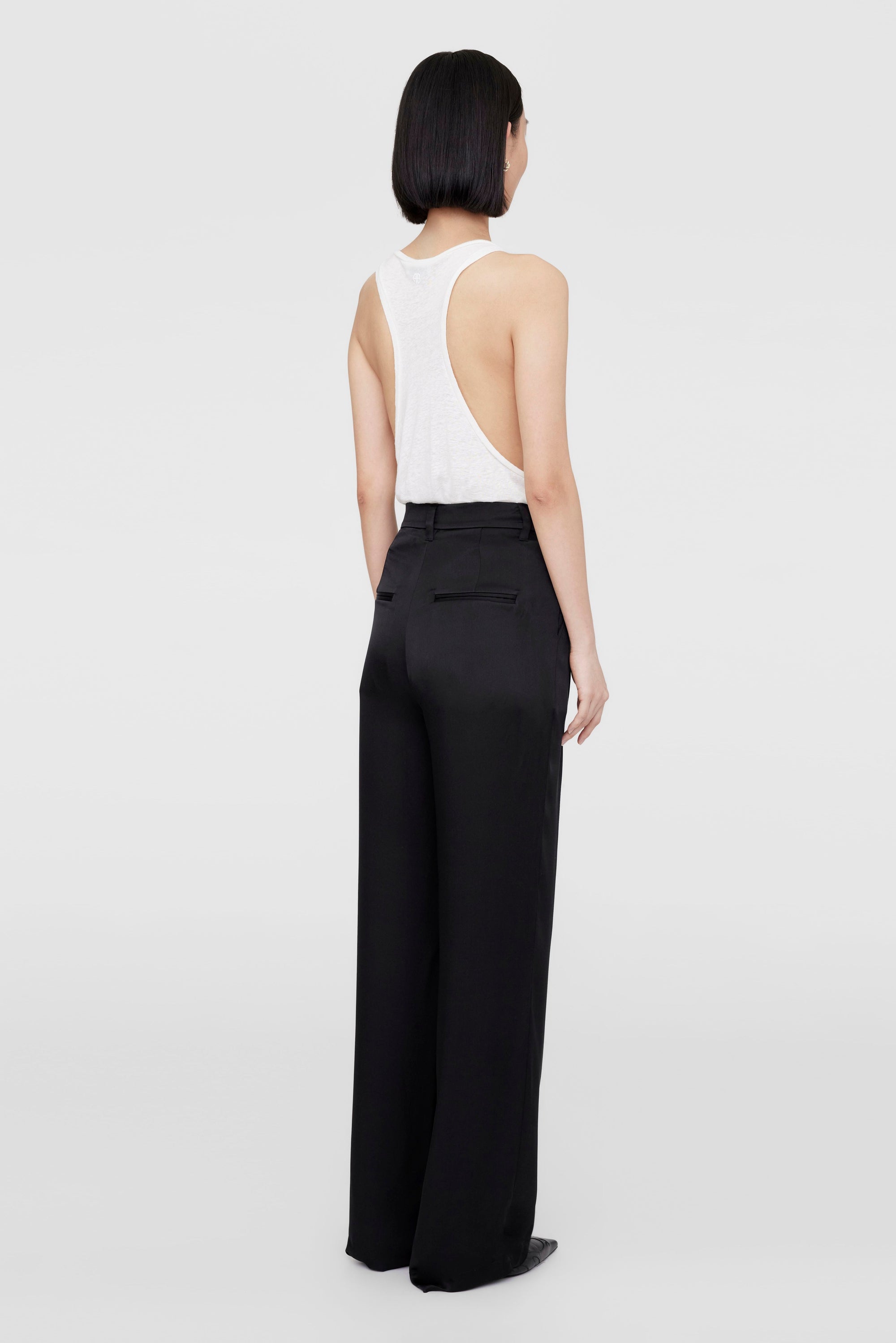 1qty RELIQUAT 120€ / CARRIE PANT - BLACK SILK