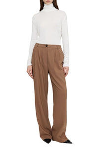 CARRIE PANT - CAMEL TWILL