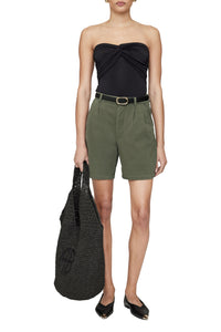 Carrie high waist shorts - Army Green