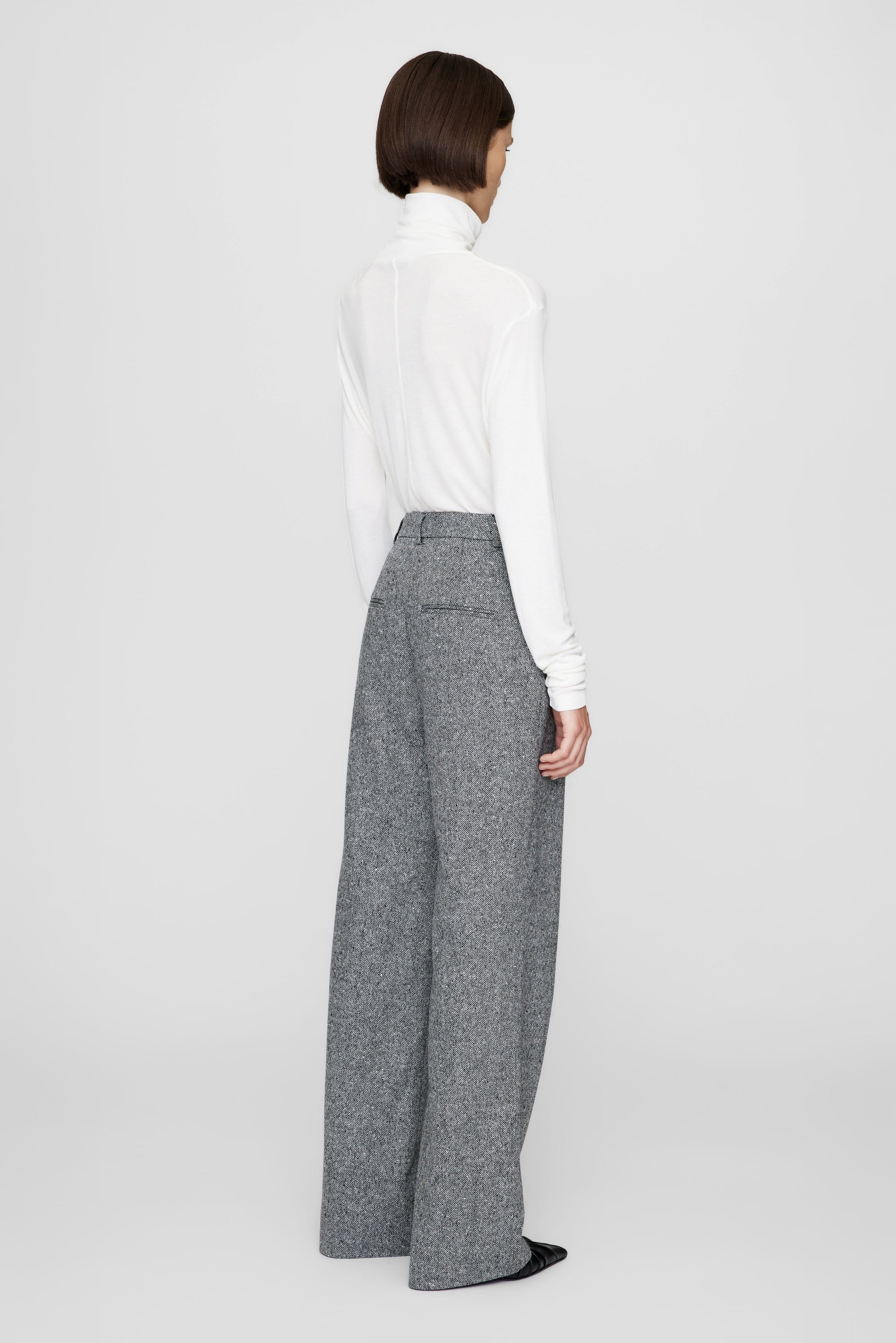 8qty RELIQUAT 120€ / CARRIE PANT - BLACK AND WHITE