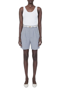 Carrie high waist shorts - Blue