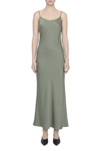 Robe longue Chloé en soie - Green
