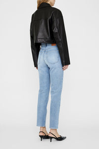 Veste Christian en cuir - Black