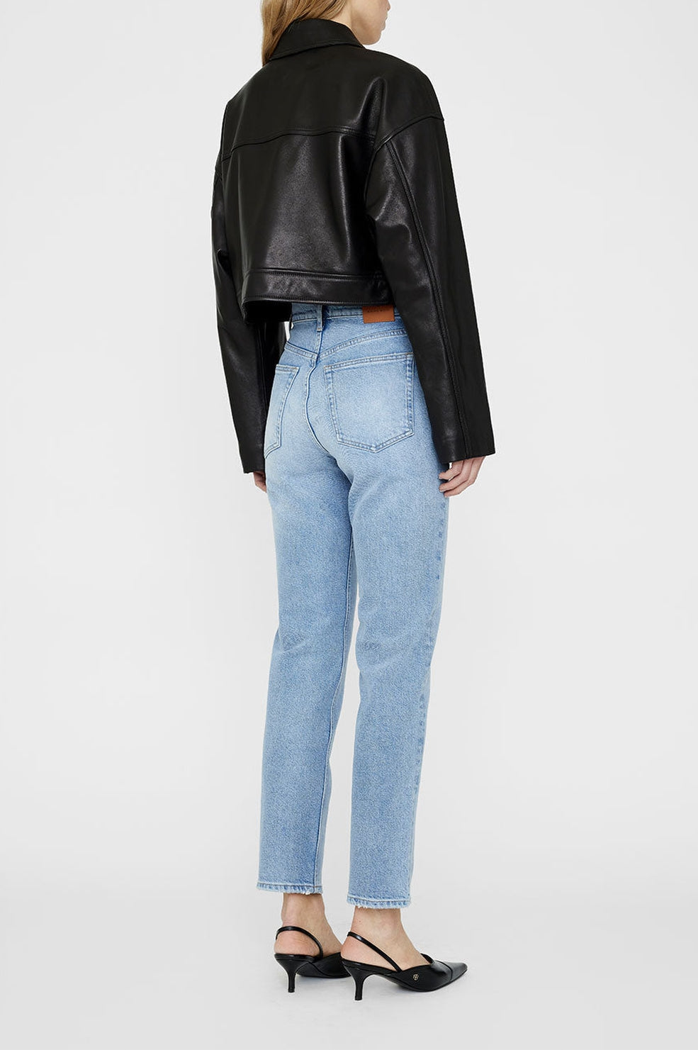 Veste Christian en cuir - Black