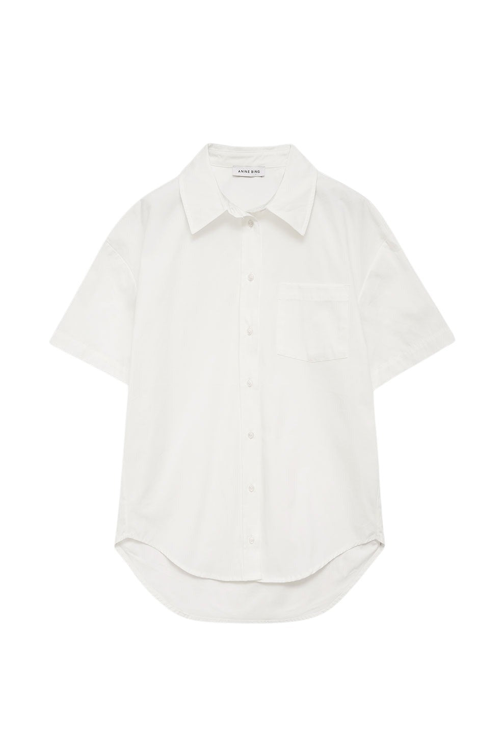 Chemise à manches courtes Christine - White