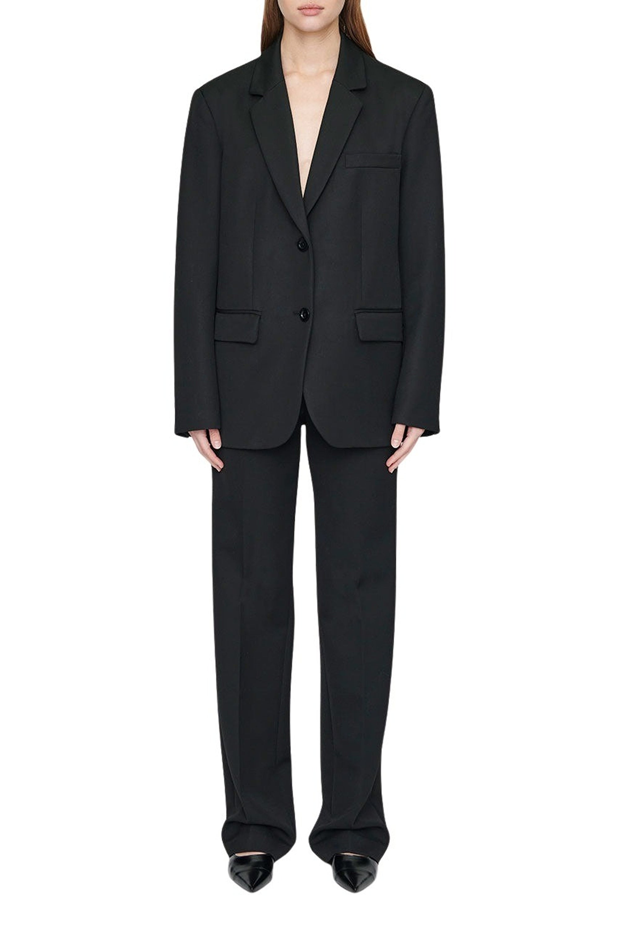 6qty NEW / CLASSIC BLAZER - BLACK