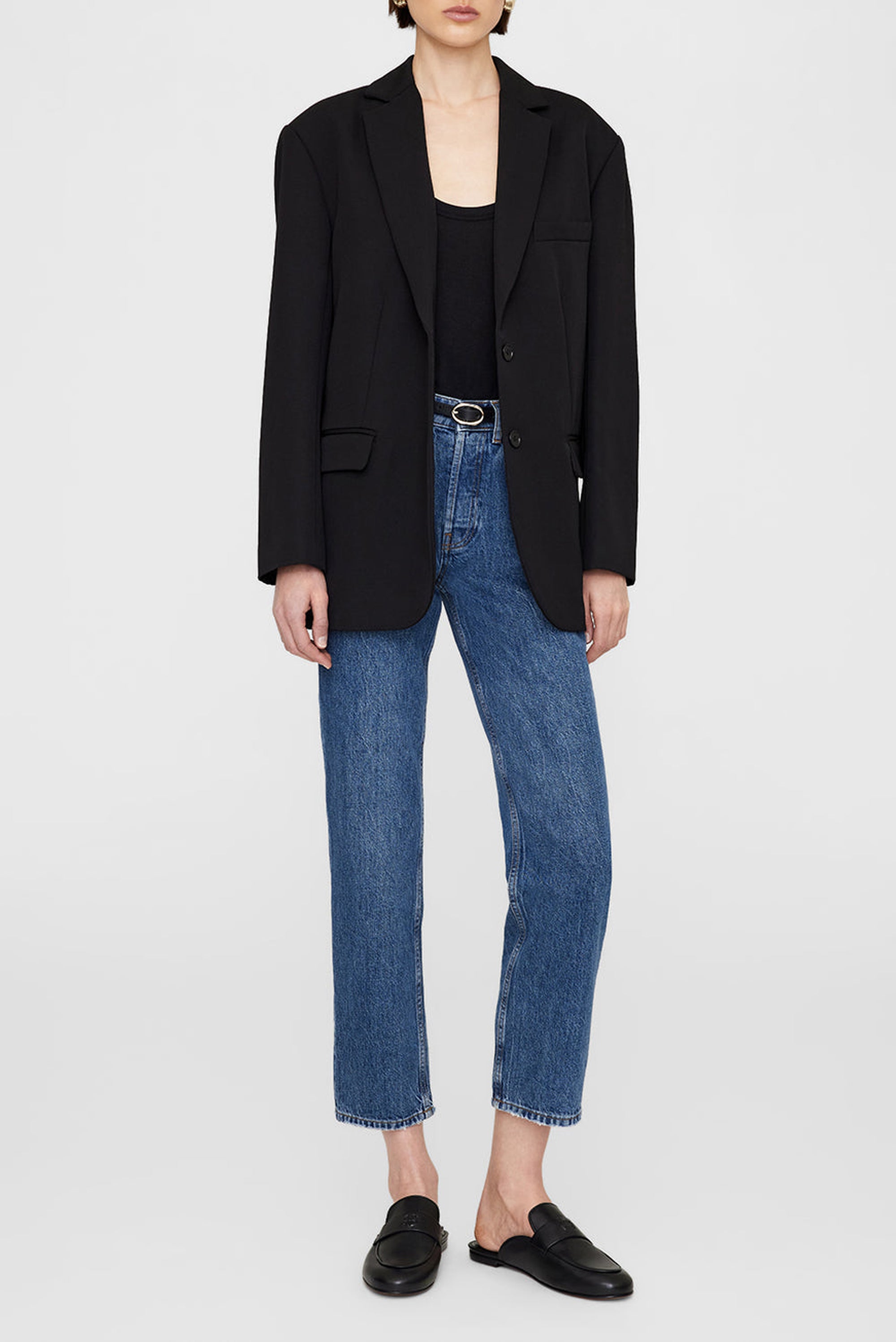 1qty NEW / CORRINE MULES - BLACK